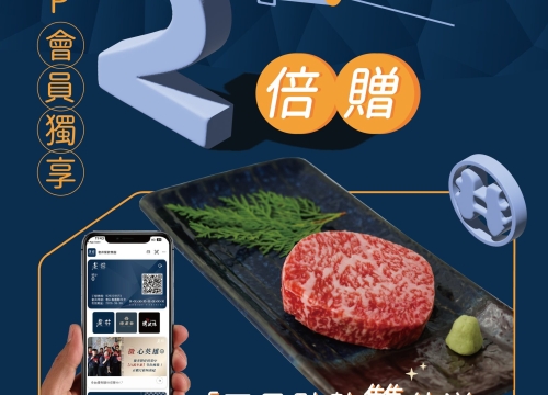 老井APP會員獨享 .ᐟ.ᐟ.ᐟ 「平日點數雙倍送」爽賺肉盤再吃一波 .ᐟ.ᐟ.ᐟ